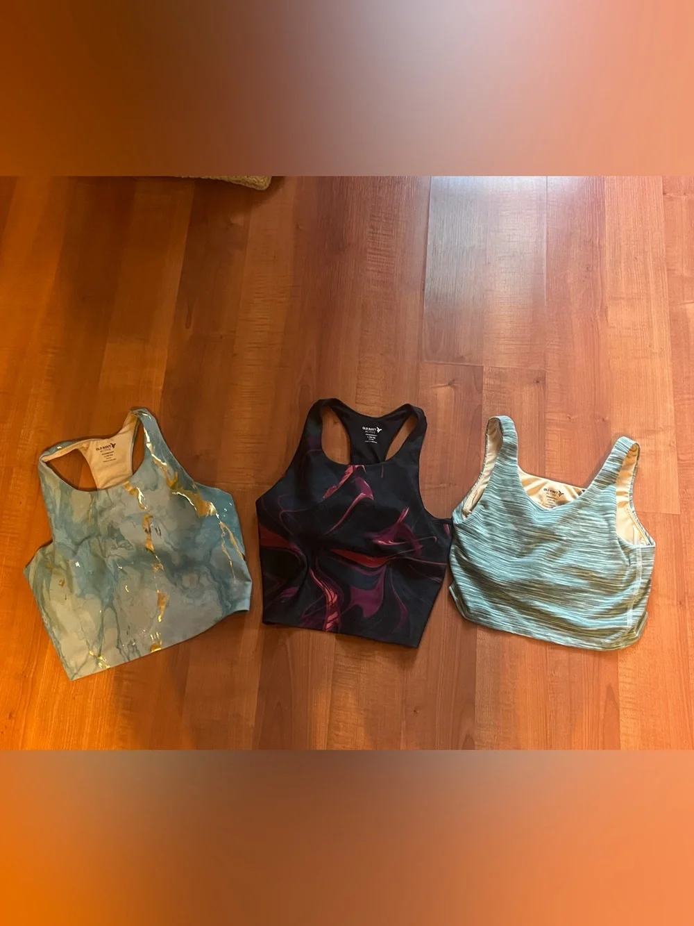 Old Navy Active Size 10/12 Girl Lot Of Crop Tops
